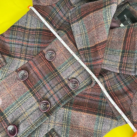 Moda International for Victoria's Secret Wool Pea Coat, Purple, Size XS - Picture 9 of 14